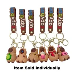 Capybara Key Charm (Assorted Styles)