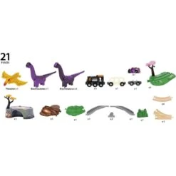 Brio Dinosaur Adventure Set 36094 -Time Less Toy brio train playsets default dinosaur adventure set 36094 41728270467314