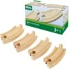 Brio Short Curved Tracks 33337 -Time Less Toy brio train tracks short curved tracks 33337 40340318912754