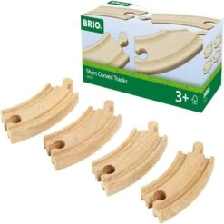 Brio Short Curved Tracks 33337