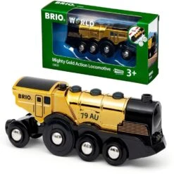 Brio Mighty Golden Action Locomotive 33630