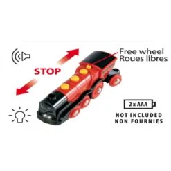 Brio Mighty Red Action Locomotive 33592 -Time Less Toy brio trains powered mighty red action locomotive 33592 40340283883762