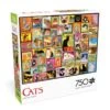 Cats On Stamps 750 Piece Puzzle