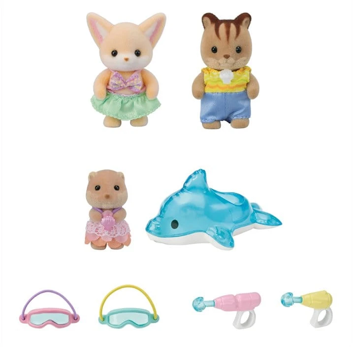 Calico Critters: Nursery Friends - Pool Fun Trio 5 Calico Critters: Nursery Friends - Pool Fun Trio - Image 3