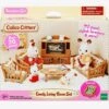 Calico Critters - Comfy Living Room Set -Time Less Toy calico critters doll accessories default calico critters comfy living room set 44551360413938