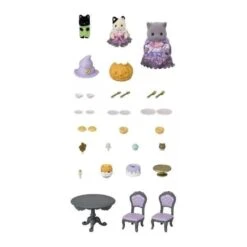 Calico Critters - Halloween Surprise Party Set 7 Calico Critters - Halloween Surprise Party Set -Time Less Toy calico critters doll playsets default calico critters halloween surprise party set 43800542347506