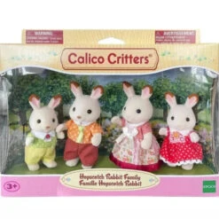 Calico Critters - Chocolate Rabbit Family
