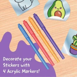 Hello Blink Sticker Maker Refill Pack - Foil -Time Less Toy ceaco art craft activity kits default hello blink sticker maker foil accessory pack 1130708211