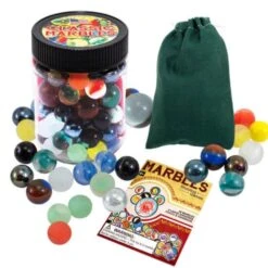 Marbles W/ Canvas Pouch