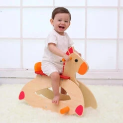Classic World – Wooden Rocking Horse -Time Less Toy classic world rocking horses classic world wooden rocking horse upc 1166697657