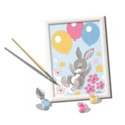 CreArt: Paint By Number Flying Bunny 7 CreArt: Paint By Number Flying Bunny -Time Less Toy creart coloring painting kits default creart flying bunny paint by number 1154946086