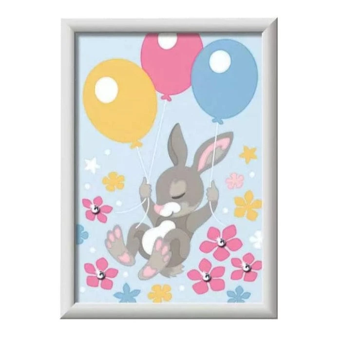 CreArt: Paint By Number Flying Bunny 4 CreArt: Paint By Number Flying Bunny - Image 2