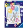 CreArt: Paint By Number Flying Bunny -Time Less Toy creart coloring painting kits default creart flying bunny paint by number 1154946088