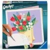 CreArt: Paint By Number Tulip Bouquet -Time Less Toy creart coloring painting kits default creart paint by number tulip bouquet 1186159105