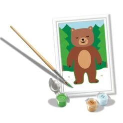 CreArt: Paint By Number Wild Bear 7 CreArt: Paint By Number Wild Bear -Time Less Toy creart coloring painting kits default creart paint by number wild bear 1166711123