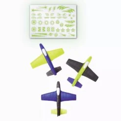 Time Less Toy -Time Less Toy creativity for kids art craft activity kits default stunt squadron glow in the dark foam fliers 43900538224882