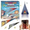 Stunt Squadron Fold & Launch Paper Airplanes -Time Less Toy creativity for kids art craft activity kits stunt squadron fold launch paper airplanes 1177055341