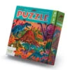 Crocodile Creek Dazzling Dinosaurs 60 Piece Foil Puzzle -Time Less Toy crocodile creek floor puzzles dinosaurs 60 piece foil puzzle 40968374223090