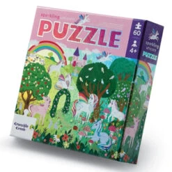 Crocodile Creek Sparkling Unicorn 60 Piece Foil Puzzle