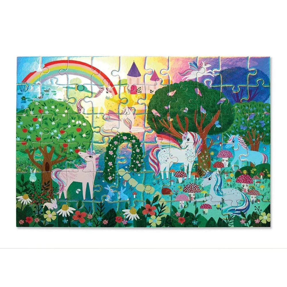 Crocodile Creek Sparkling Unicorn 60 Piece Foil Puzzle 4 Crocodile Creek Sparkling Unicorn 60 Piece Foil Puzzle - Image 2