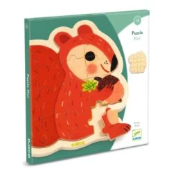 Djeco Nut 9 Piece Wooden Puzzle