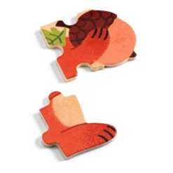 Djeco Nut 9 Piece Wooden Puzzle -Time Less Toy djeco chunky puzzles default nut 9 piece wooden puzzle 1153680809