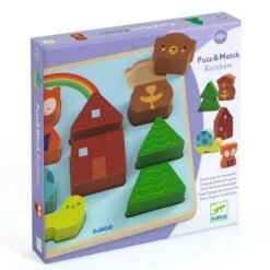 Djeco Puzz & Match - Rainbow