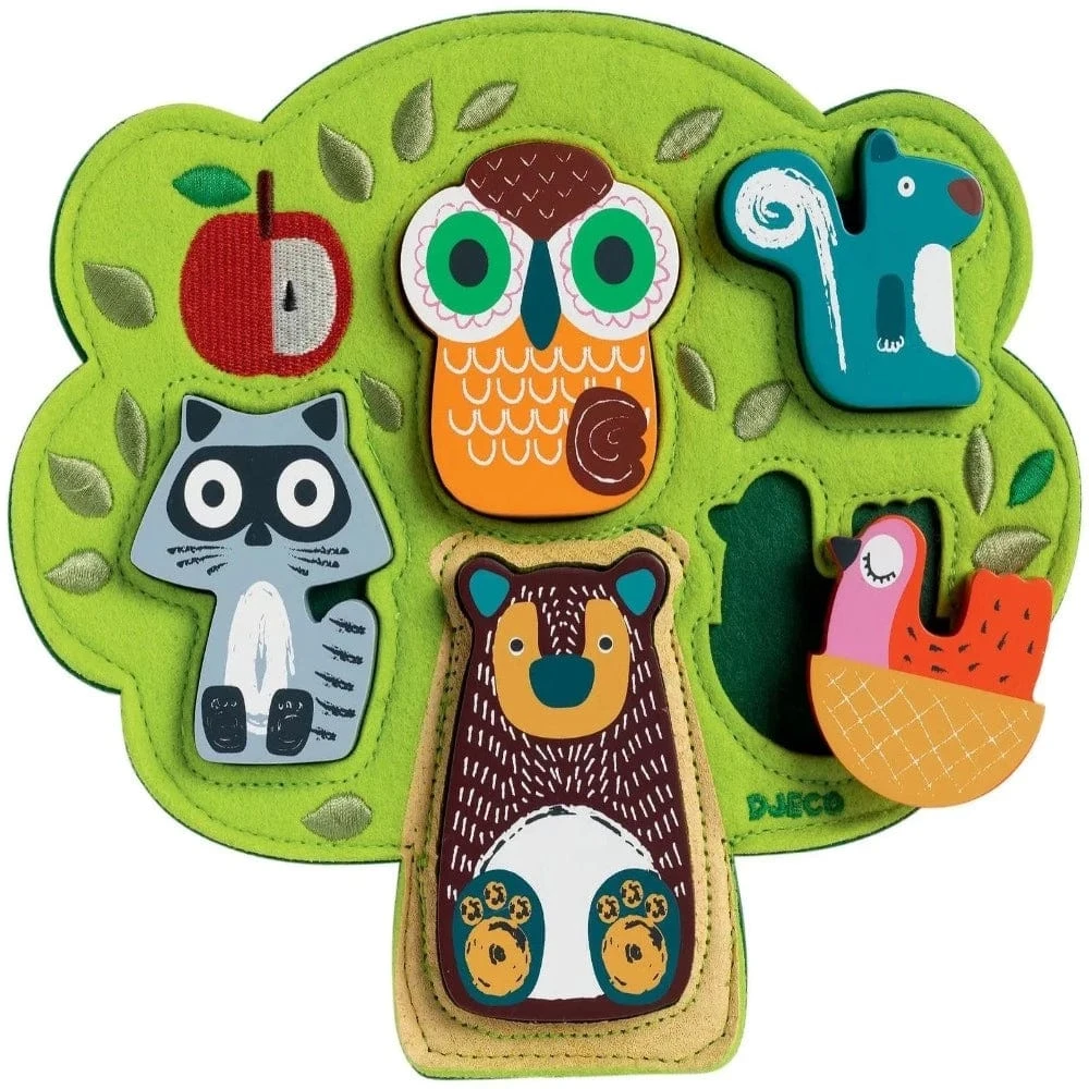 Djeco Oski Wood And Felt Puzzle 5 Djeco Oski Wood And Felt Puzzle - Image 3
