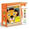 Djeco Touranimo Wooden Puzzle -Time Less Toy djeco chunky puzzles touranimo wooden puzzle 40292437164274