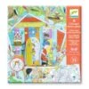 Djeco Nina's Play Tents Surprise Coloring -Time Less Toy djeco coloring painting kits default nina s play tents surprise coloring upc 1156026591