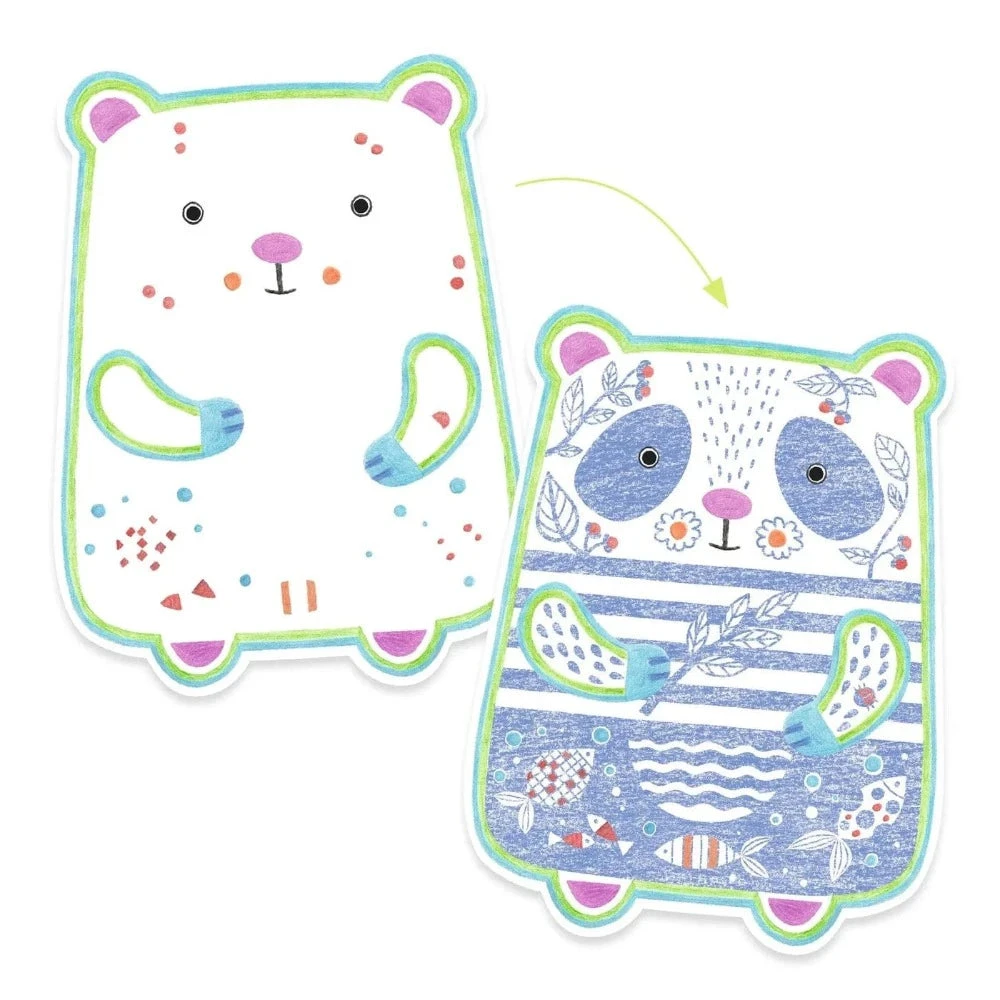 Djeco Wild Animals Coloring 4 Djeco Wild Animals Coloring - Image 2