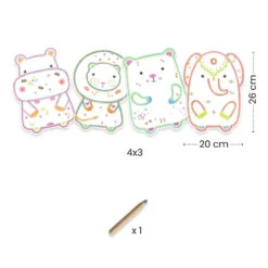 Djeco Wild Animals Coloring 8 Djeco Wild Animals Coloring -Time Less Toy djeco coloring painting kits default wild animals coloring 42864572334322