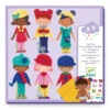 Djeco Soft Dress Up Felt Characters -Time Less Toy djeco dolls soft dress up felt characters 1157196943