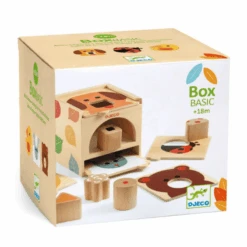 Djeco BoxBasic Shape Sorter -Time Less Toy djeco shape sorters default boxbasic shape sorter 1151737709