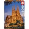 EDUCA Sagrada Familia 1000 Piece Puzzle -Time Less Toy educa 1000 piece puzzles default sagrada familia 1000 piece puzzle 44007076004082