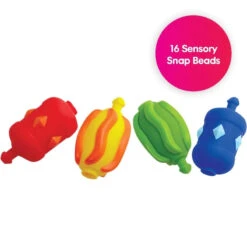 Edushape Sensory Snap Beads - 16 Piece 6 Edushape Sensory Snap Beads - 16 Piece -Time Less Toy edushape toddler default sensory snap beads 16 piece 1144138940