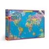 Eeboo World Map 100 Piece Puzzle