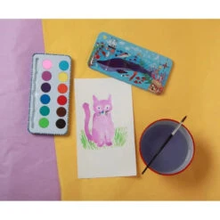 Time Less Toy -Time Less Toy eeboo coloring painting kits default in the sea 12 watercolors tin 1186162360