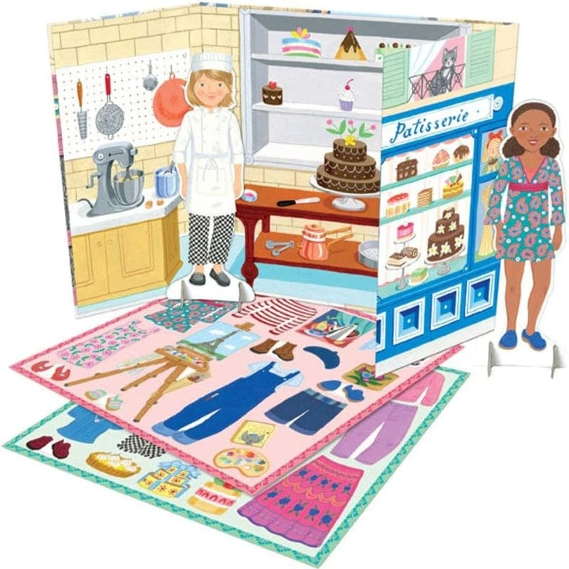 Eeboo Paper Dolls - Baker & Painter Set 4 Eeboo Paper Dolls - Baker & Painter Set - Image 2