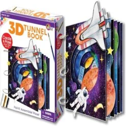 3D Tunnel Book Kit - Outer Space
