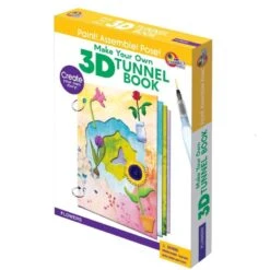 3D Tunnel Book Kit - Flowers