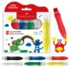 Faber-Castell Little Creatives Jumbo Washable Squeeze Paintbrushes (Set Of 6) 2 Faber-Castell Little Creatives Jumbo Washable Squeeze Paintbrushes (Set Of 6) -Time Less Toy faber castell default default little creatives jumbo squeezing paintbrush set of 6 42859553325298
