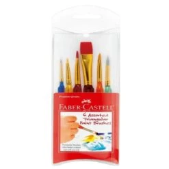Faber-Castell 6 Triangular Paint Brushes
