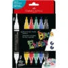 Faber-Castell Black Edition: Shake & Paint - Classic Colors -Time Less Toy faber castell markers pens brushes crayons default black edition shake paint classic colors 1131922666