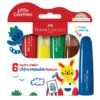Faber-Castell Little Creatives: Jumbo Ultra Washable Markers (6 Pack) -Time Less Toy faber castell markers pens brushes crayons default little creatives jumbo ultra washable markers 6 pack 1176169312