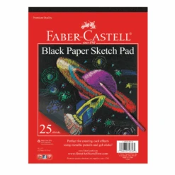 Faber-Castell Black Paper Sketch Pad 9" X 12