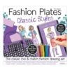 Fashion Plates - Classic Styles -Time Less Toy fashion plates coloring painting kits fashion plates classic styles 40039690535154