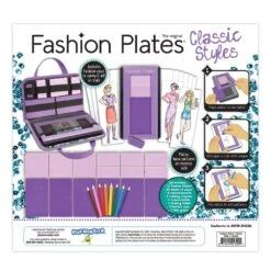 Fashion Plates - Classic Styles -Time Less Toy fashion plates coloring painting kits fashion plates classic styles 41355486331122