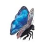 Folkmanis Blue Morpho Butterfly Finger Puppet -Time Less Toy folkmanis finger puppets default blue morpho butterfly finger puppet 1157196927