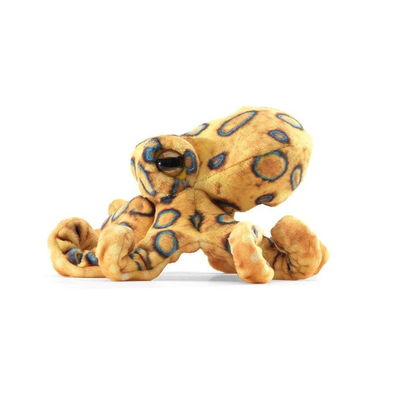 Folkmanis Mini Blue-Ringed Octopus Finger Puppet 5 Folkmanis Mini Blue-Ringed Octopus Finger Puppet - Image 3